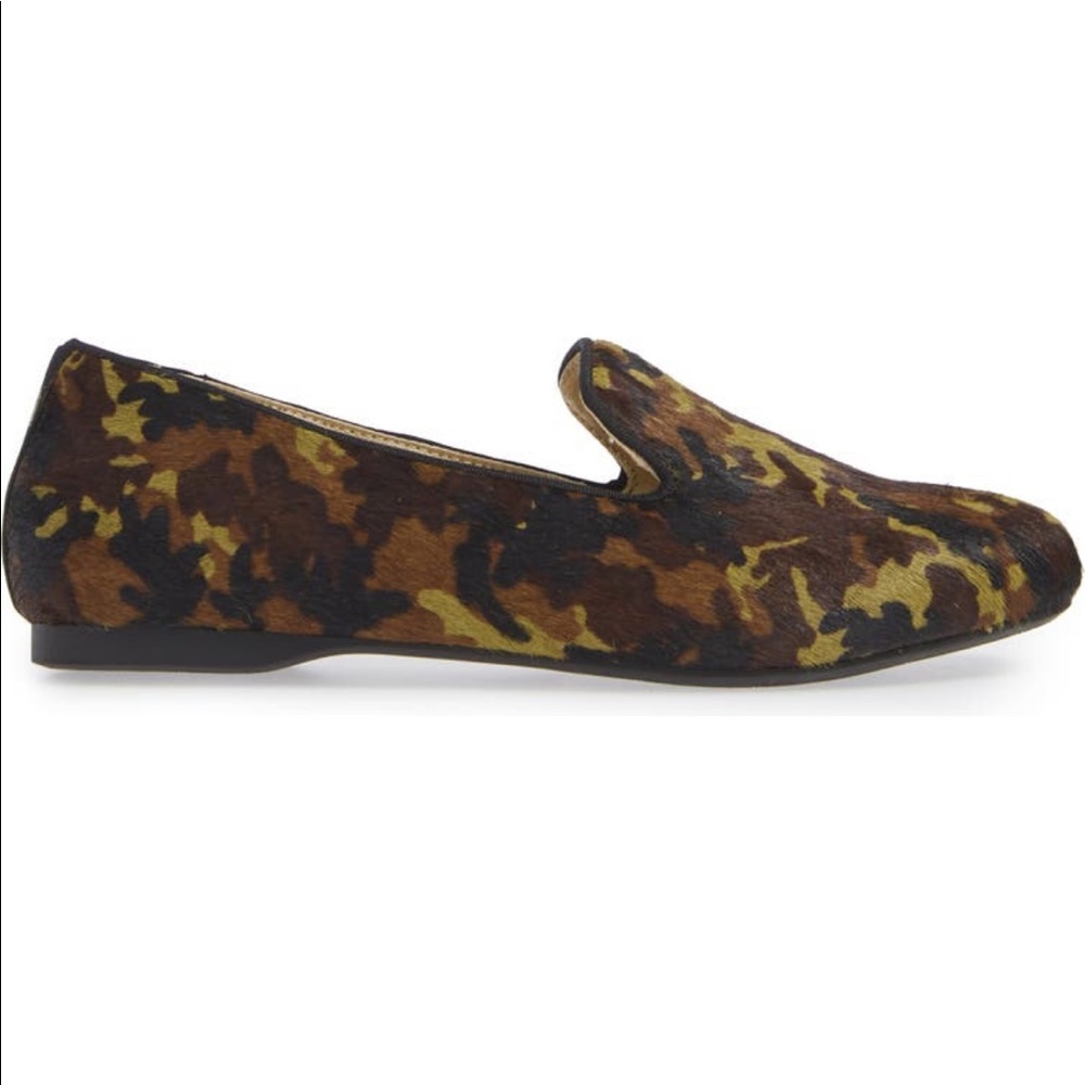 NWOT Birdies Loafer Flat - Camo Calf Hair